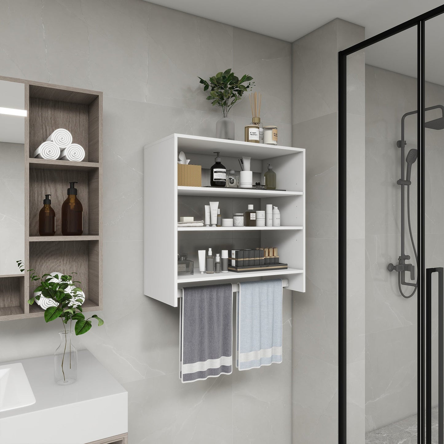 B1 Closet Organizer: System Walk in Closet System 31.49''W x 16.04''D x 31.49''H