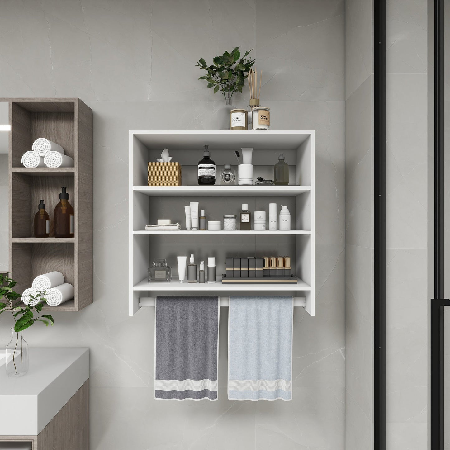 B1 Closet Organizer: System Walk in Closet System 31.49''W x 16.04''D x 31.49''H