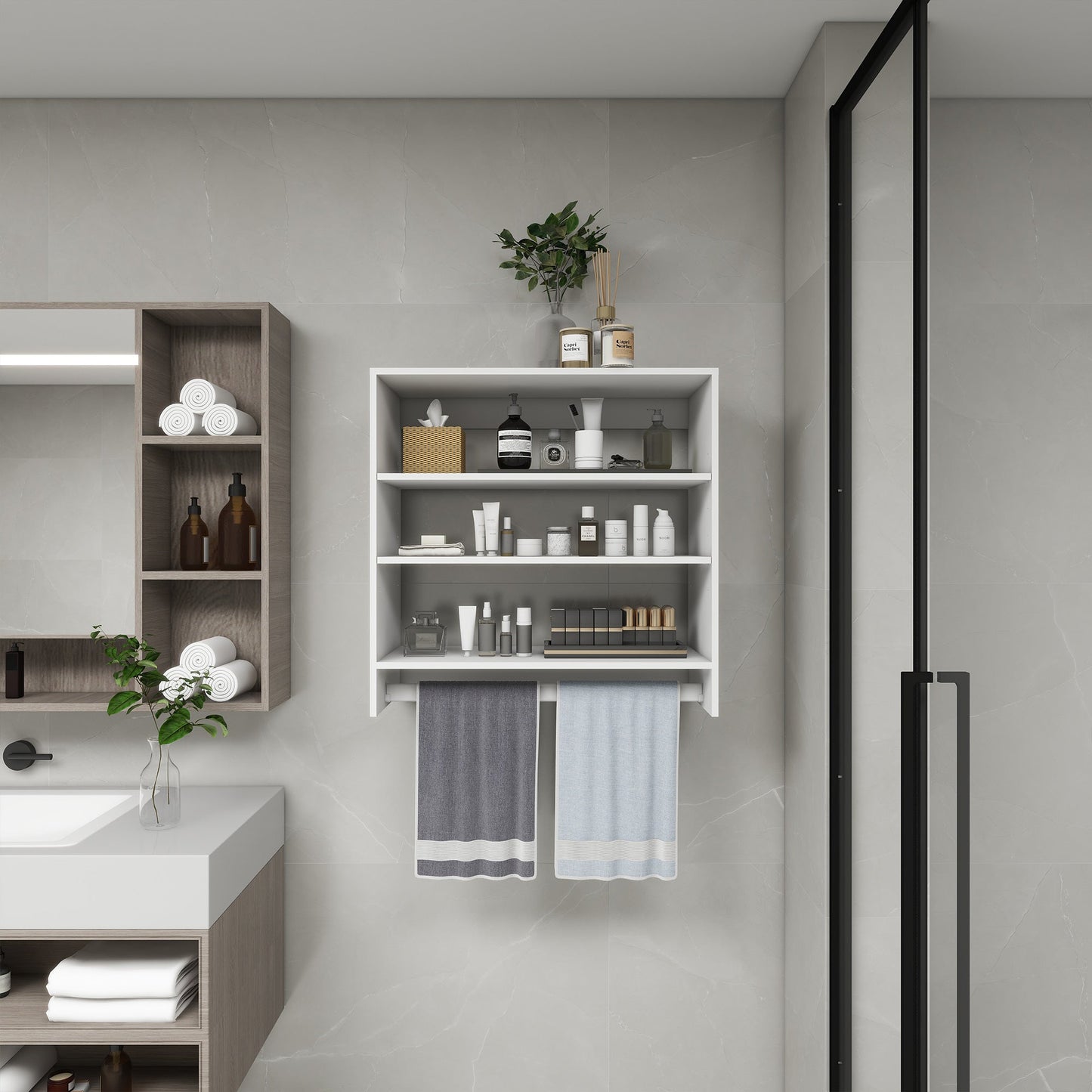 B1 Closet Organizer: System Walk in Closet System 31.49''W x 16.04''D x 31.49''H