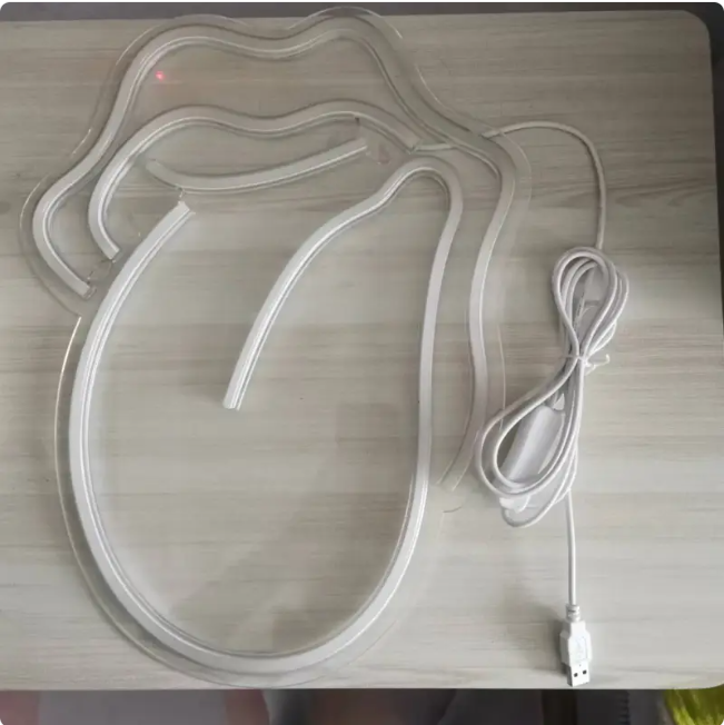LED Tongue Neon Light